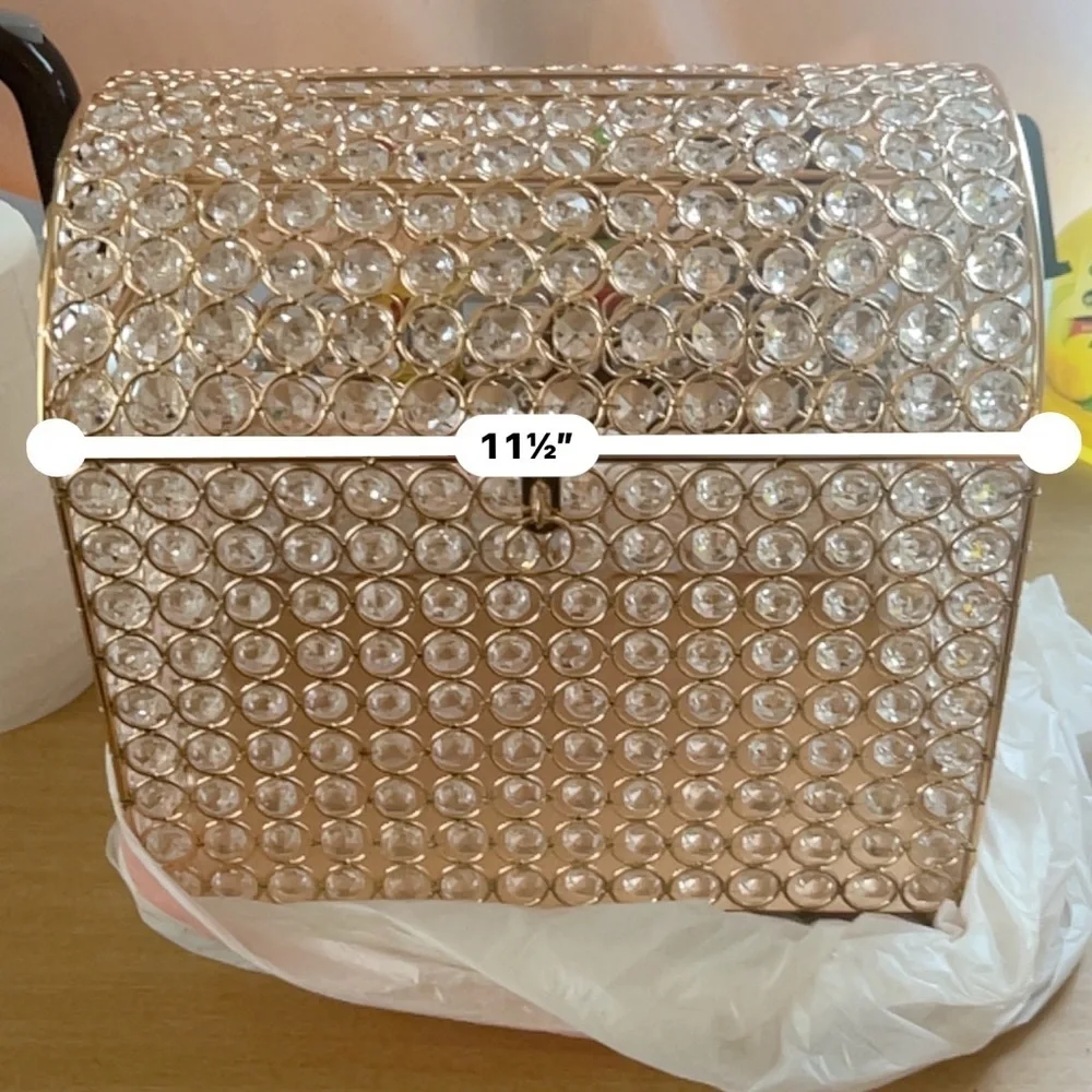 Gold and White Party Decoration Box with Elegant Design